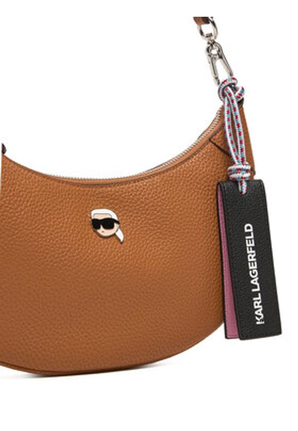 Karl Lagerfeld - KARL LAGERFELD Torebka A4W30007 Brązowy. Kolor: brązowy. Materiał: skórzane