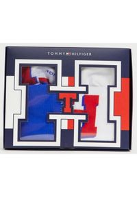 ZEAGLE - Skarpetki Unisex Tommy Hilfiger w eleganckim pudełku prezentowym. Kolor: czerwony, niebieski, wielokolorowy. Materiał: elastan, poliamid, bawełna