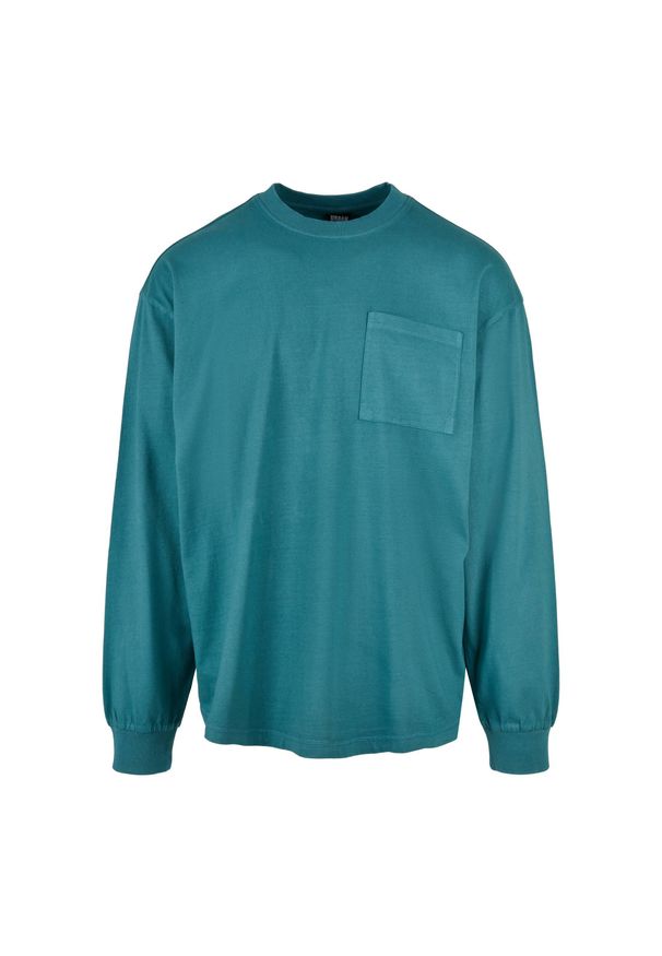 Koszulka z długim rękawem Urban Classics Pigment Dyed Pocket. Kolor: niebieski, różowy, wielokolorowy. Długość rękawa: długi rękaw. Długość: długie