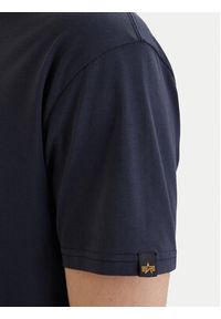 Alpha Industries T-Shirt Basic 118533 Granatowy Regular Fit. Kolor: niebieski. Materiał: bawełna #2