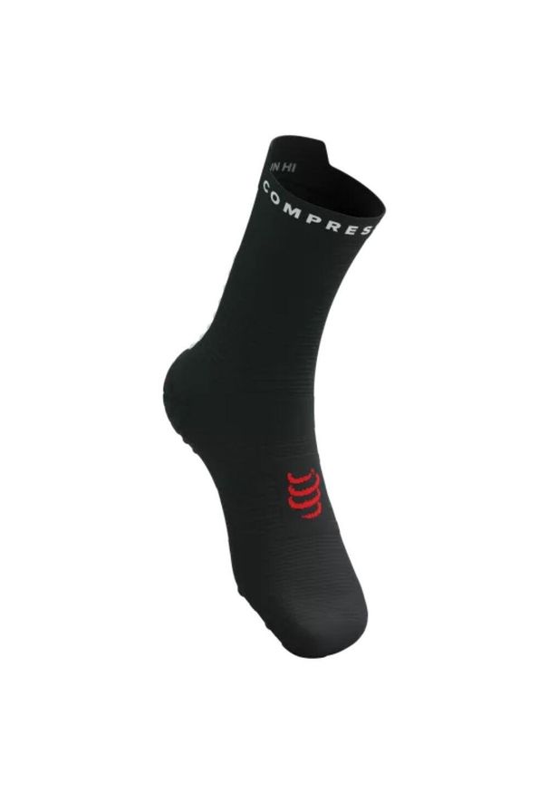 Skarpety do biegania Compressport Pro Racing Socks v4.0 Run High. Kolor: czarny