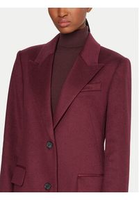 BOSS Płaszcz wełniany Classin 50548371 Fioletowy Regular Fit. Kolor: fioletowy. Materiał: wełna #4
