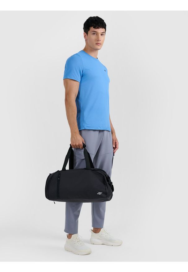 4f - 4F Torba na ramię (25 L) - czarna Uniwersalny. Kolor: czarny. Materiał: syntetyk, tkanina, materiał. Wzór: gładki. Sport: fitness