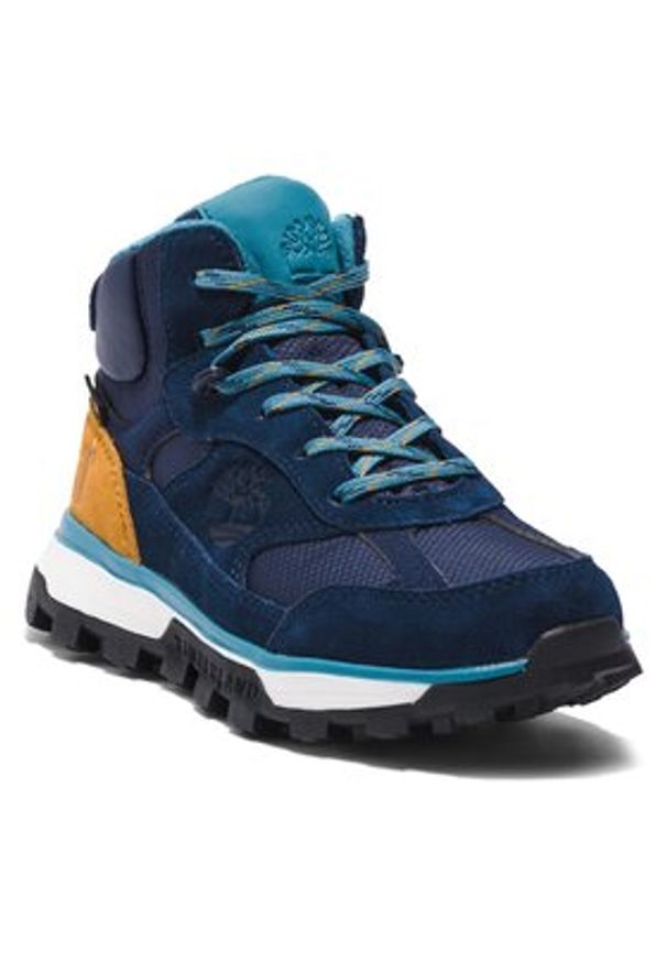 Timberland Trzewiki Trail Trekker Mid Gtx GORE-TEX TB0A67H40191 Granatowy. Kolor: niebieski. Materiał: skóra, zamsz