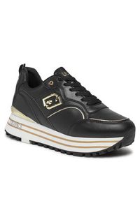 Liu Jo Sneakersy Maxi Wonder 73 BA4059 P0102 Czarny. Kolor: czarny. Materiał: skóra
