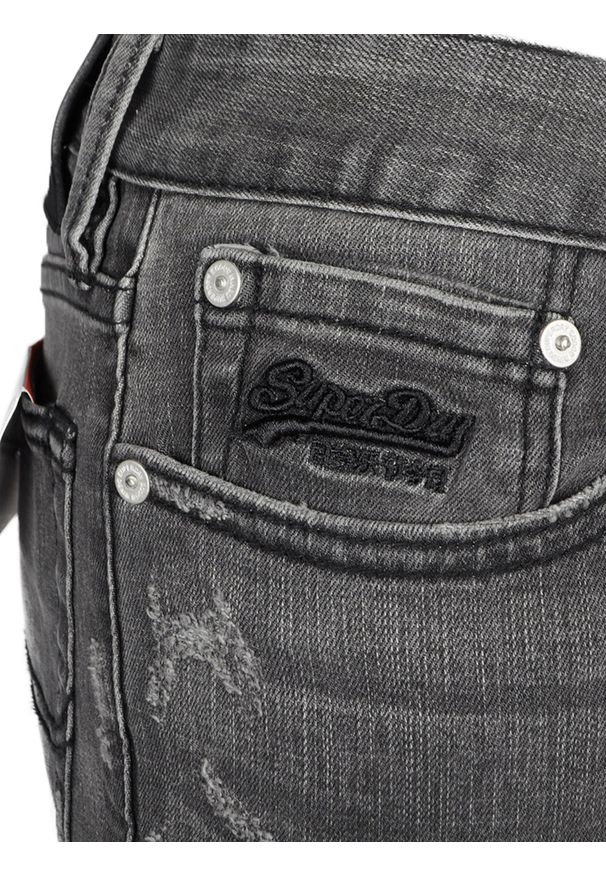 Inni producenci - Superdry Jeansy "Skinny Travis" | M70002ER / Skinny Travis | Mężczyzna | Czarny. Kolor: czarny