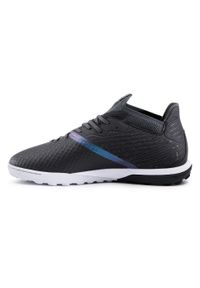 KIPSTA - Buty do piłki nożnej Kipsta Viralto III 3D Airmesh Turf TF. Kolor: fioletowy, wielokolorowy, czarny, szary. Materiał: kauczuk, mesh, zamsz, dzianina. Szerokość cholewki: normalna. Sport: piłka nożna