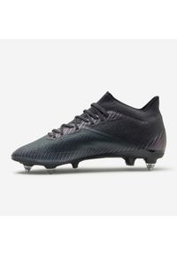 KIPSTA - Buty do piłki nożnej hybrydowe CLR SG Diamant. Kolor: czarny. Materiał: zamsz, skóra. Szerokość cholewki: normalna. Sport: piłka nożna