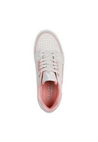 skechers - Buty do chodzenia damskie Skechers Uno Court Courted Style. Zapięcie: sznurówki. Kolor: beżowy. Materiał: materiał, skóra, tkanina, syntetyk. Szerokość cholewki: normalna. Sport: turystyka piesza