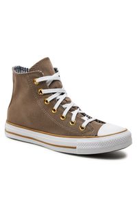 Converse Trampki Chuck Taylor All Star Herringbone Stripe A06440C Brązowy. Kolor: brązowy