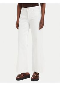 Guess Jeansy W6GB15 W1886 Kremowy Wide Leg. Kolor: kremowy #1