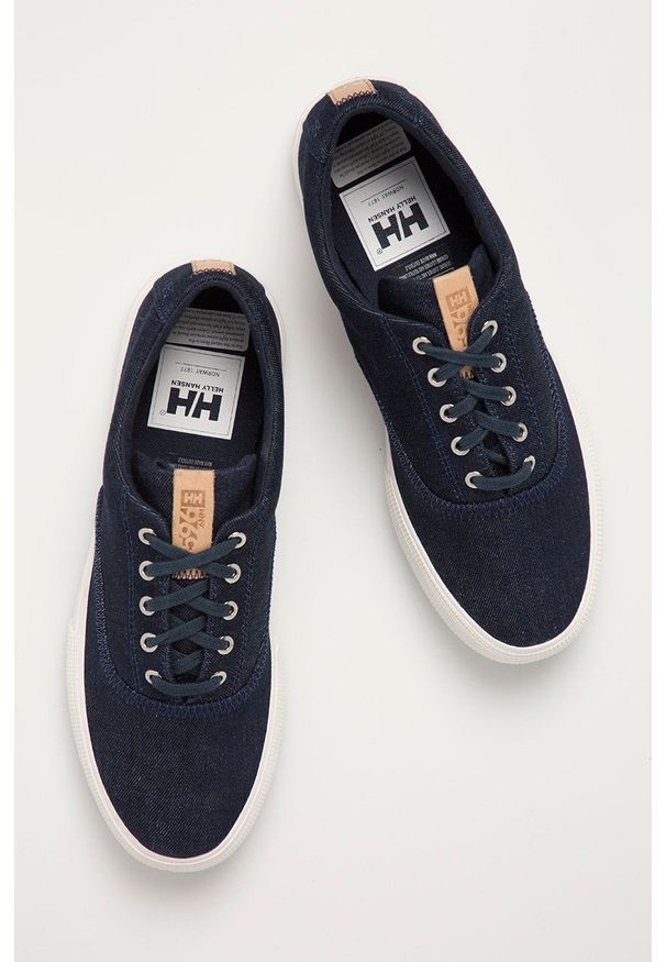 Helly Hansen - Tenisówki. Nosek buta: okrągły. Zapięcie: sznurówki. Kolor: niebieski. Materiał: guma