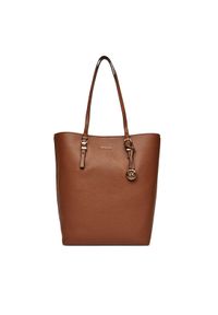 MICHAEL Michael Kors Torebka Quinn 30S5GQNT3L Brązowy. Kolor: brązowy. Materiał: skórzane