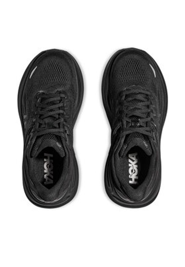 HOKA - Hoka Buty do biegania Bondi 9 X-Wide 1162015 Czarny. Kolor: czarny. Materiał: materiał
