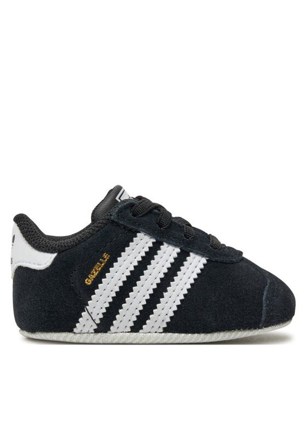 Adidas - adidas Sneakersy Gazelle Crib JI2046 Czarny. Kolor: czarny. Materiał: zamsz, skóra. Model: Adidas Gazelle