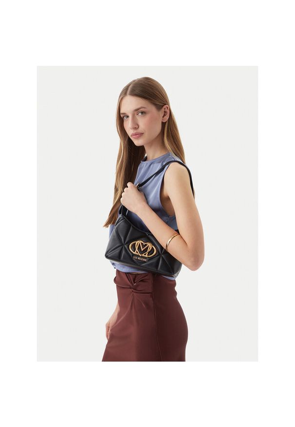 Love Moschino - Torebka LOVE MOSCHINO. Kolor: czarny