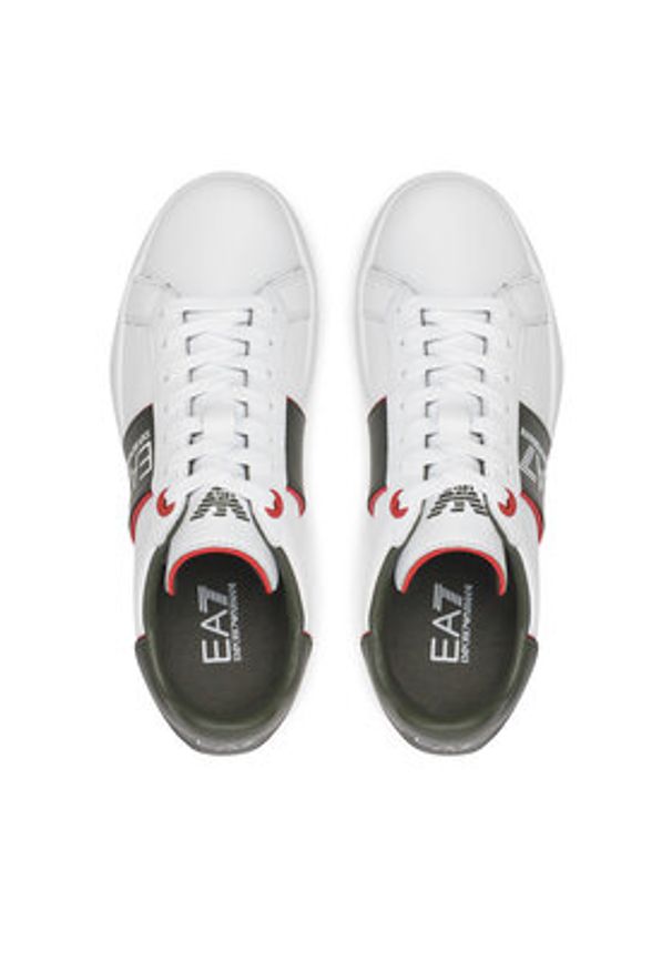EA7 Emporio Armani Sneakersy X8X102 XK346 T983 Biały. Kolor: biały. Materiał: skóra
