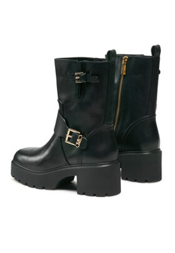 MICHAEL Michael Kors Botki Perry Bootie 40F3PYME5L Czarny. Kolor: czarny. Materiał: skóra