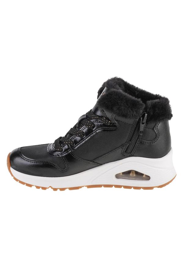 skechers - Buty zimowe dziewczęce, Uno - Cozy On Air. Kolor: czarny. Sezon: zima. Styl: sportowy