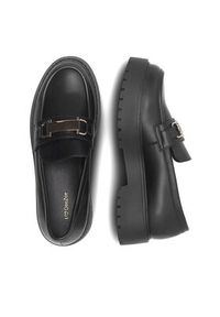 DeeZee Loafersy BLANCHE HY18638-4 Czarny. Kolor: czarny. Materiał: skóra #2