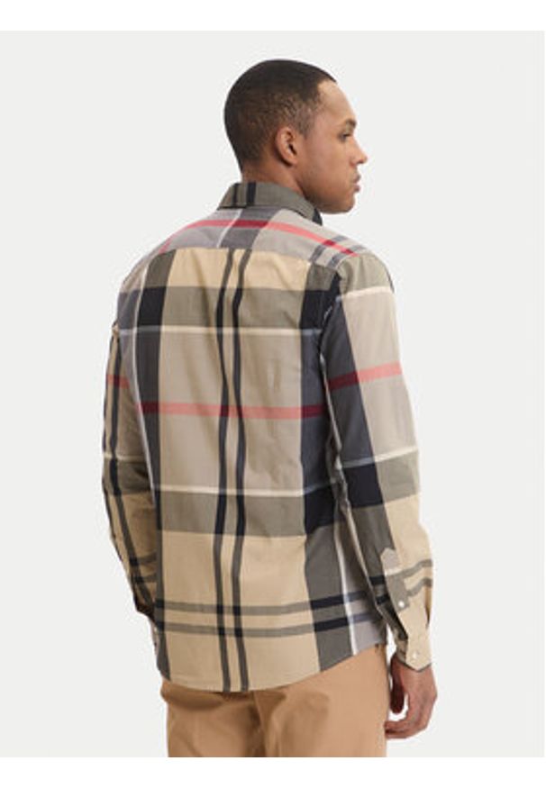 Barbour Koszula Harris MSH5071TN31 Beżowy Tailored Fit. Kolor: beżowy. Materiał: bawełna