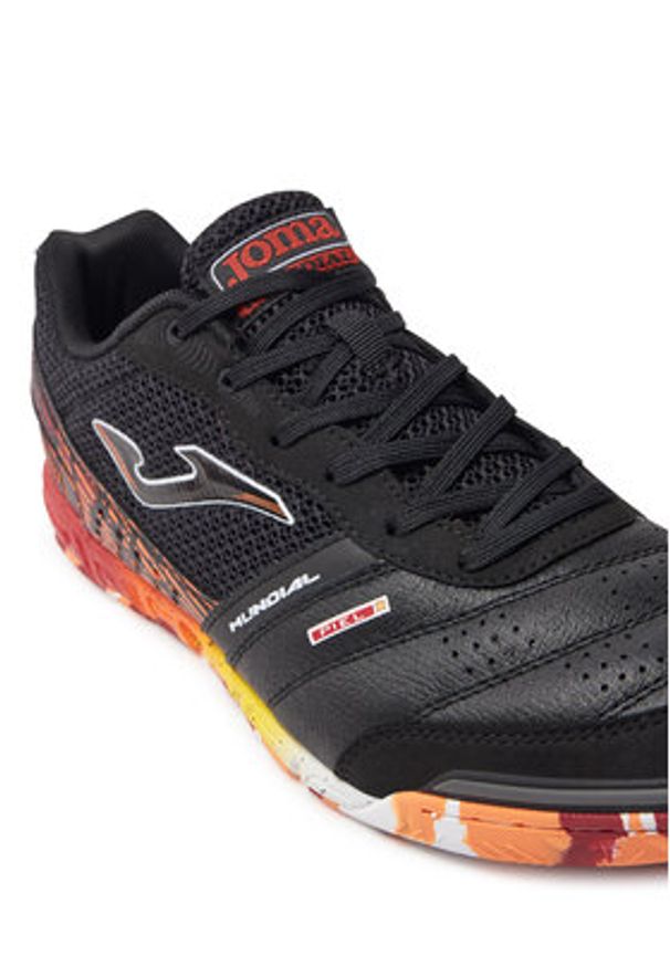 Joma Buty do piłki nożnej Mundial Indoor MUNW2401IN Czarny. Kolor: czarny. Materiał: materiał, mesh