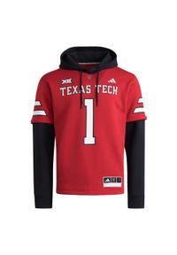 Adidas - Bluza Texas Tech Home Hooded. Typ kołnierza: kaptur. Kolor: czerwony, wielokolorowy, czarny. Sport: piłka nożna #1
