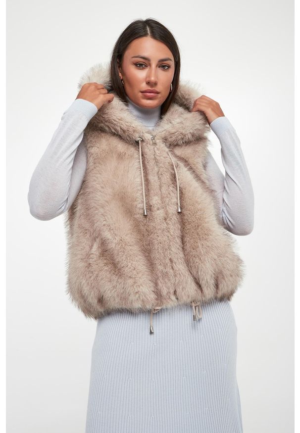 Valentini - Kamizelka damska futrzana VALENTINI. Materiał: futro