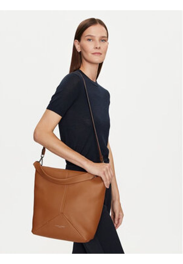 Gianni Chiarini Torebka Ambra BS 9786 STSR-CHEV Brązowy. Kolor: brązowy
