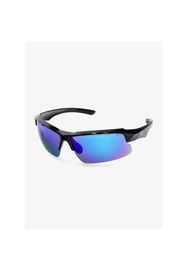 Okulary do biegania GOG Faun - black/poly.white. Kolor: czarny
