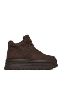 Sneakersy Roxy. Kolor: brązowy