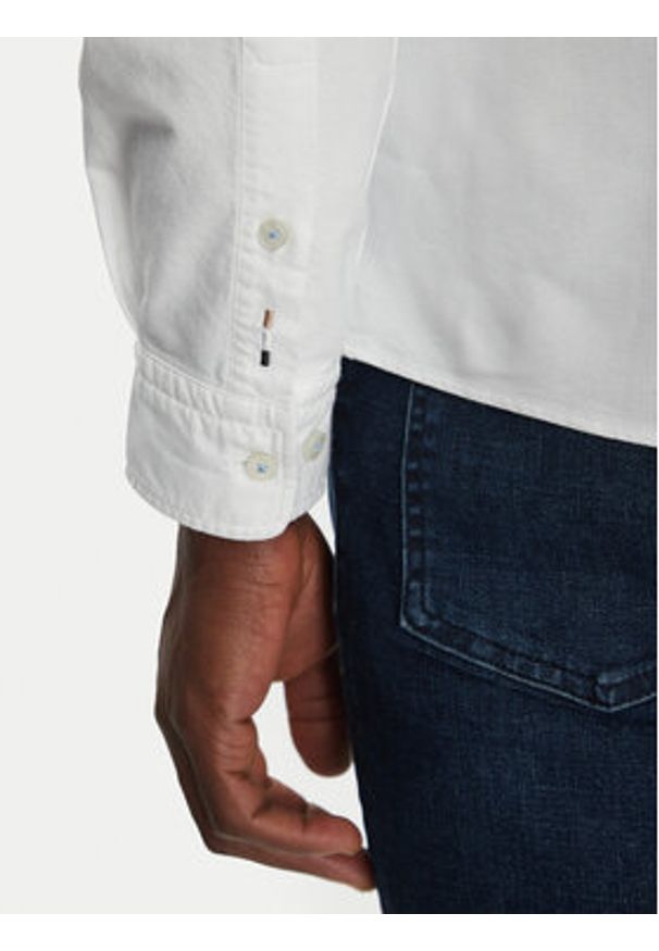 BOSS Koszula H-Roan-Bd-E-C1-243 50521996 Biały Slim Fit. Kolor: biały. Materiał: bawełna