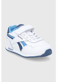 Reebok Classic - Buty dziecięce Royal Cl Jog GW5280. Nosek buta: okrągły. Zapięcie: rzepy. Kolor: biały. Materiał: guma. Model: Reebok Classic, Reebok Royal. Sport: joga i pilates #4