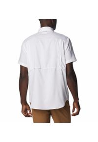 columbia - Koszula Turystyczna Męska Columbia Silver Ridge Utility Lite Short Sleeve. Kolor: biały. Sport: turystyka piesza