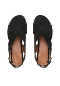 Clara Barson Sandały MELITTA WS22127-02 Czarny. Kolor: czarny. Materiał: materiał #5
