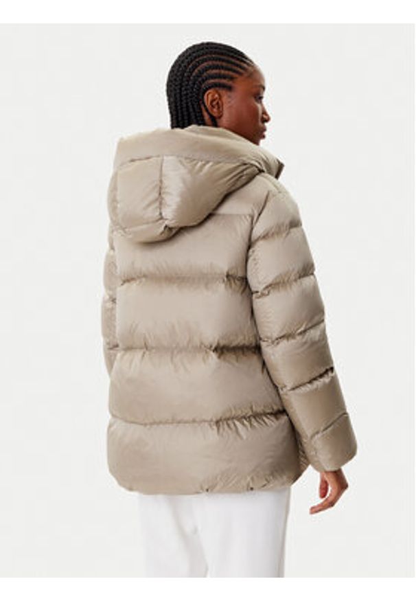 Hetrego - Hetregó Kurtka puchowa Arina 8P600 25WD02 Beżowy Regular Fit. Kolor: beżowy. Materiał: syntetyk