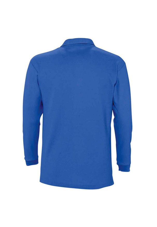SOL'S - Koszulka Polo Z Długim Rękawem Dla Dorosłych Unisex Winter II. Okazja: na co dzień. Typ kołnierza: polo. Kolor: niebieski. Długość rękawa: długi rękaw. Długość: długie. Styl: casual