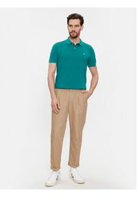 United Colors of Benetton - United Colors Of Benetton Polo 3089J3179 Zielony Regular Fit. Typ kołnierza: polo. Kolor: zielony. Materiał: bawełna