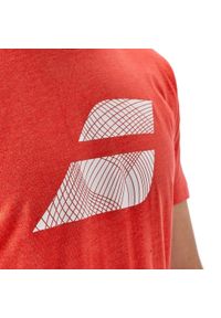 Koszulka męska Babolat Exercise Big Flag. Kolor: czerwony. Sport: tenis #1