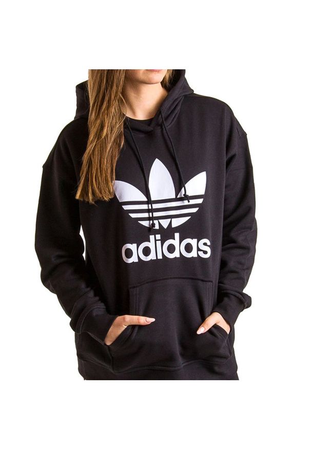 Adidas - ADIDAS ADICOLOR TREFOIL HOODIE > FM3307. Okazja: na co dzień. Typ kołnierza: kaptur. Materiał: bawełna, materiał. Długość rękawa: długi rękaw. Długość: długie. Wzór: aplikacja. Styl: casual