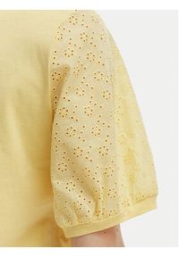 Vero Moda Bluzka Janni 10340706 Żółty Regular Fit. Kolor: żółty. Materiał: bawełna #3