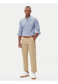 Tommy Jeans Koszula Oxford DM0DM09594 Niebieski Slim Fit. Kolor: niebieski. Materiał: bawełna #4