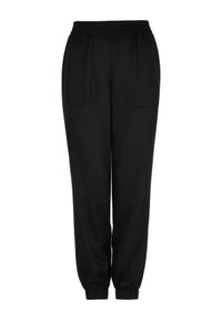 Ochnik - Czarne spodnie damskie ze ściągaczami. Kolor: czarny #3