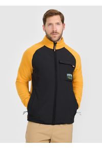 4f - 4F Polar regular ze stójką męski - pomarańczowy XXL. Typ kołnierza: kołnierzyk stójkowy. Kolor: pomarańczowy. Materiał: polar #1