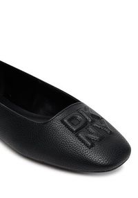 DKNY Baleriny K3522764 Czarny. Kolor: czarny. Materiał: skóra #4