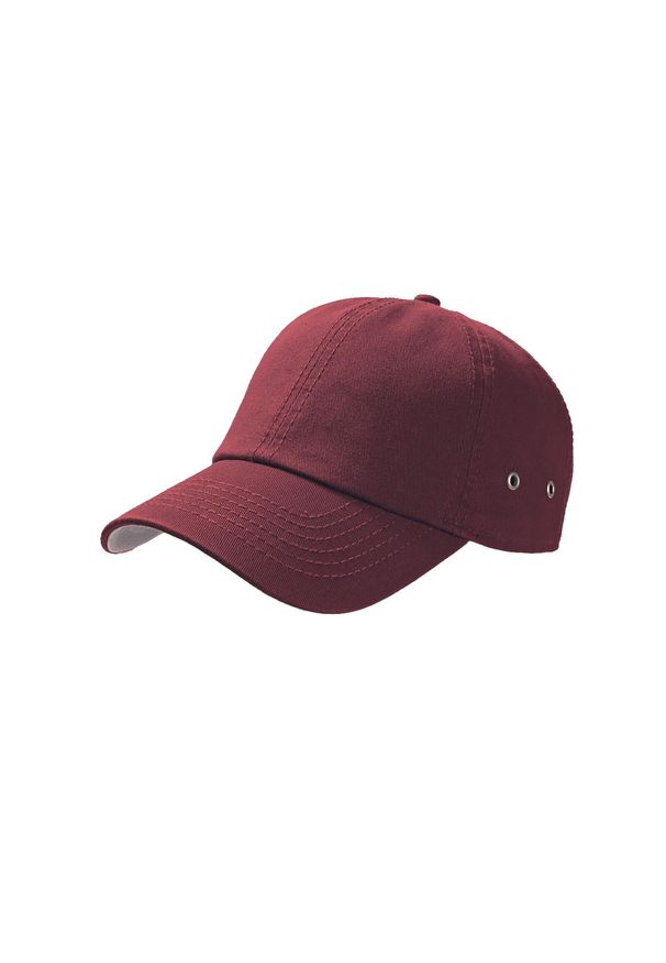 ATLANTIS - Czapka Baseballowa Chino Action 6 Panel. Kolor: czerwony, brązowy, wielokolorowy