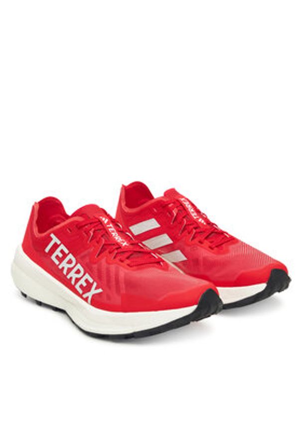 Adidas - adidas Buty do biegania Terrex Agravic Speed Trail JR4029 Czerwony. Kolor: czerwony. Materiał: materiał. Model: Adidas Terrex