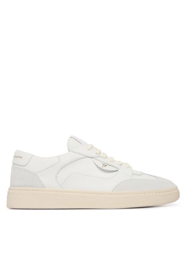 Giuseppe Zanotti Sneakersy RU50013/002 Biały. Kolor: biały. Materiał: skóra