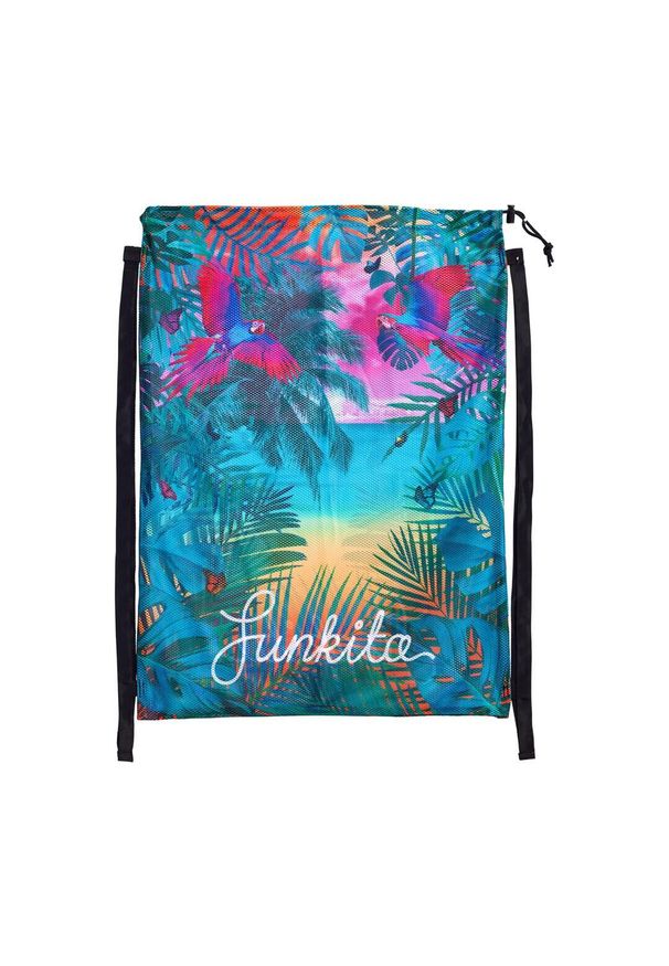 FUNKITA - Torba worek z siateczki na sprzęt pływacki unisex Funkita Mesh Gear The Beach. Kolor: wielokolorowy. Materiał: mesh