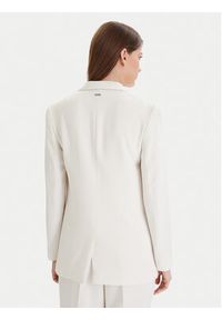 BOSS - Boss Marynarka Jocaluah 50490053 Écru Regular Fit. Materiał: syntetyk #2